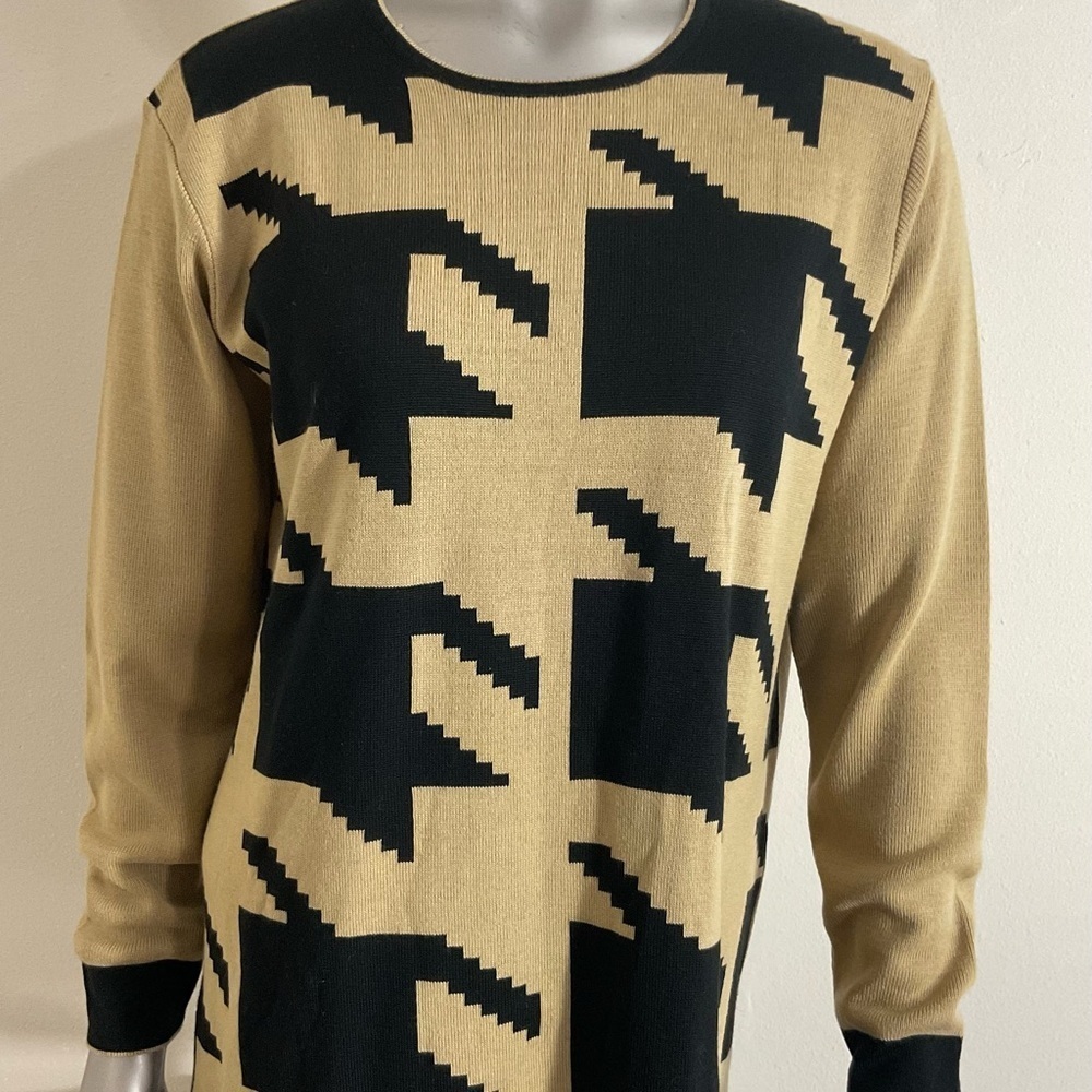 A. Feliche Merino  Wool Blend Women Sweater Size Large Made in Italy New W Tags - Picture 2 of 8